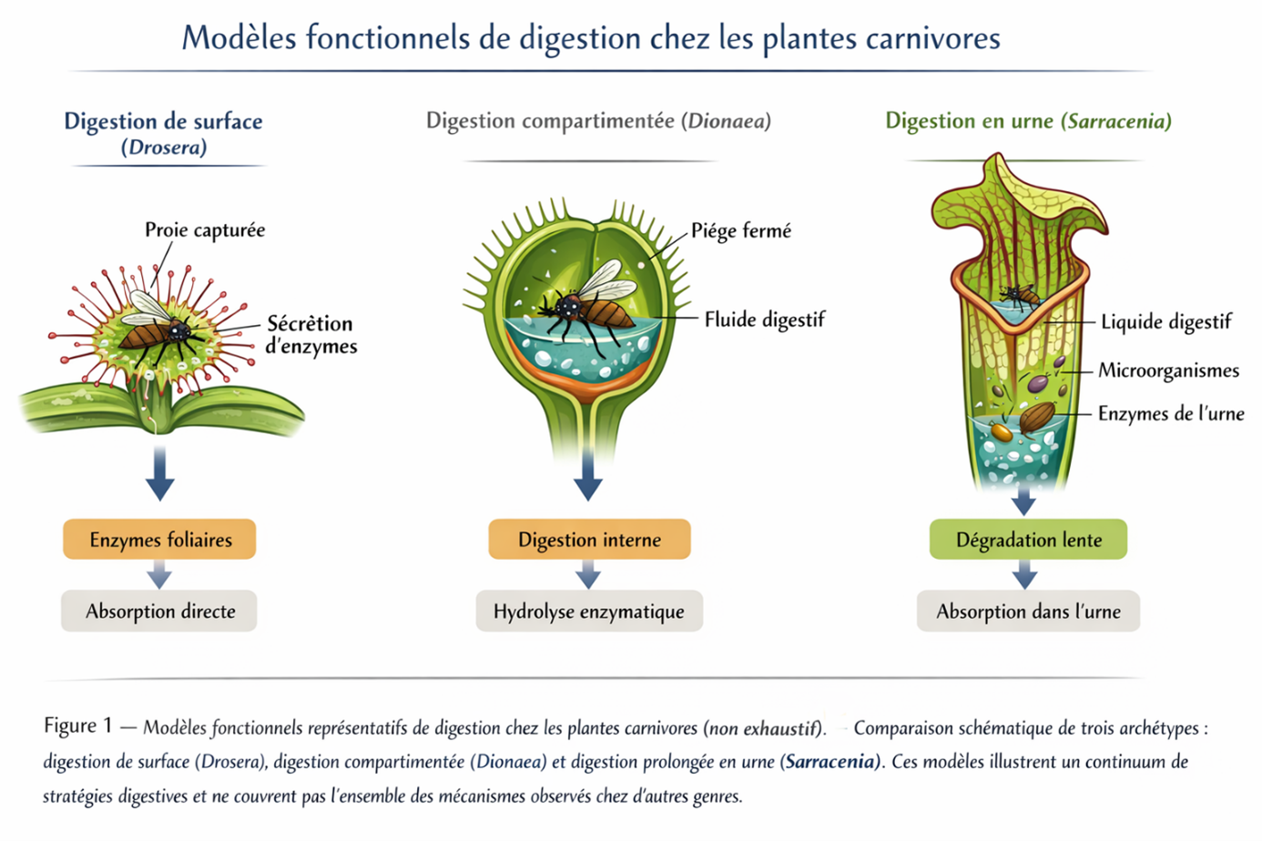 Absorption des nutriment par les plantes carnivores