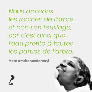 Citation de Mata Amritanandamayi sur les plantes : citation