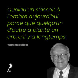Citation de Warren Buffett concernant les plantes : citation
